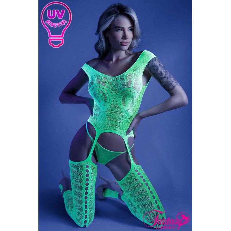 Lingerie Fantasy - Glow - Bustier Bodysuit 2110 Fantasy Lingerie Sensations plus