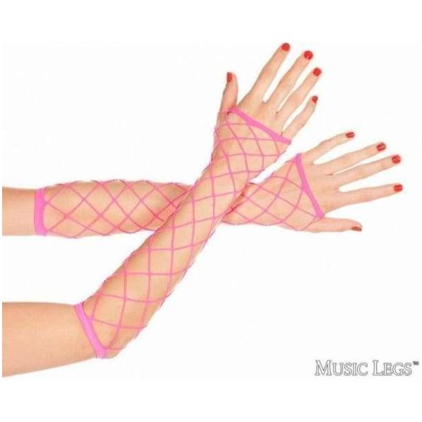 Lingerie Music Legs - Gants avec Large Fishnet 410 Music Legs Sensations plus